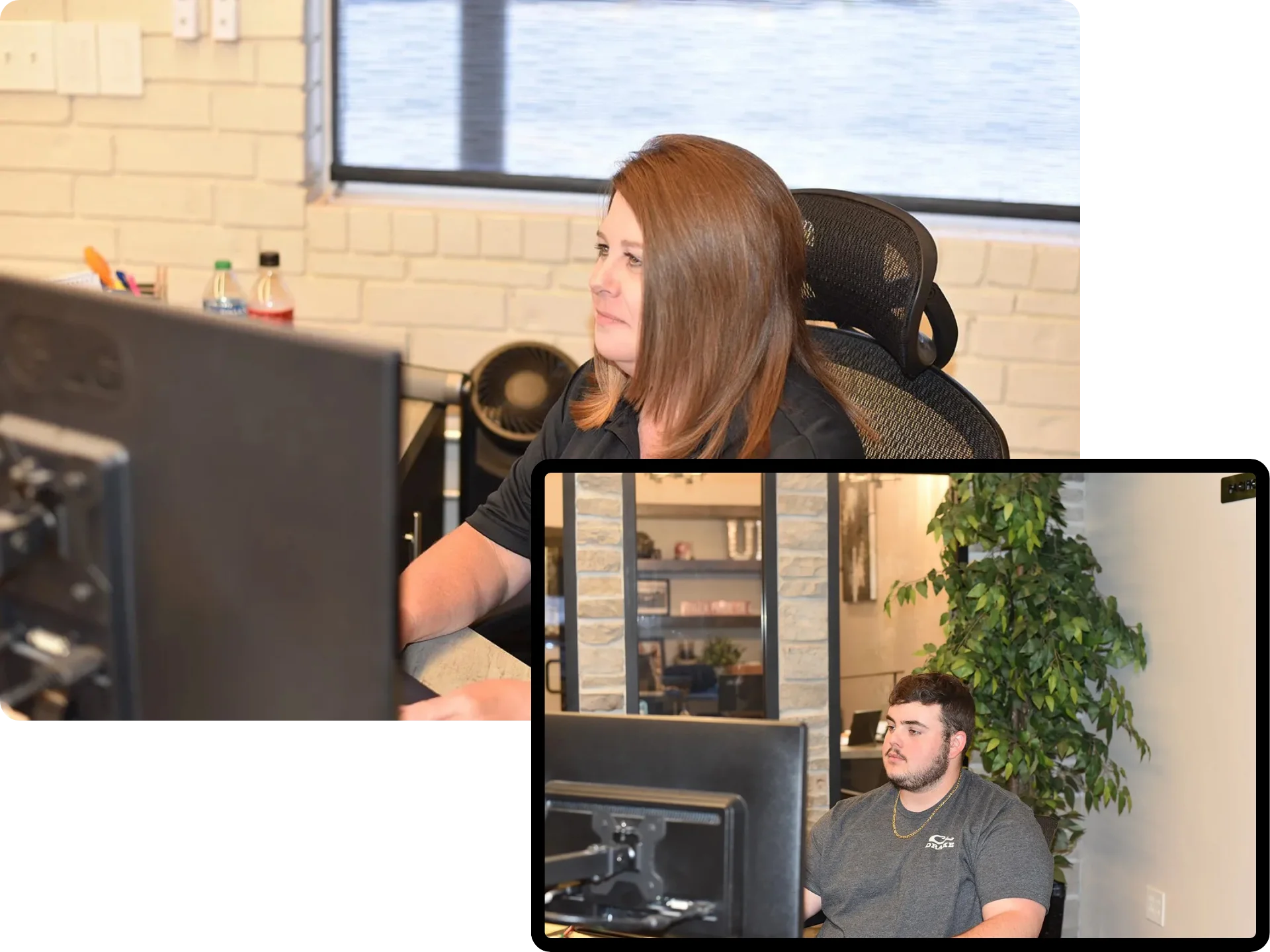 Logistics team collaborating to manage freight operations and coordination